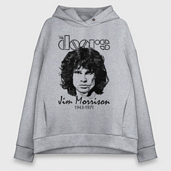 Женское худи оверсайз The Doors Jim Morrison