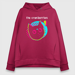 Женское худи оверсайз The Cranberries rock star cat