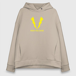 Женское худи оверсайз Hihg Voltage!