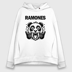 Женское худи оверсайз Ramones - rock panda
