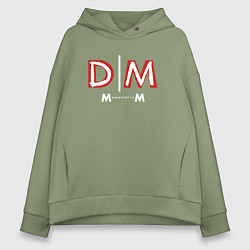 Женское худи оверсайз Depeche Mode - Memento Mori logo new