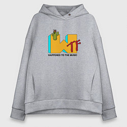 Женское худи оверсайз MTV - music television