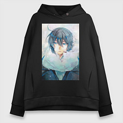 Толстовка оверсайз женская Ванитас, цвет: черный