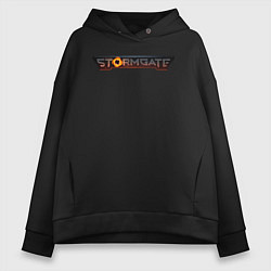 Женское худи оверсайз Stormgate logo