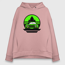 Женское худи оверсайз Nissan skyline retro style
