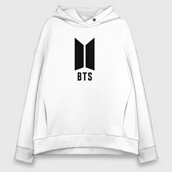 Женское худи оверсайз BTS знак