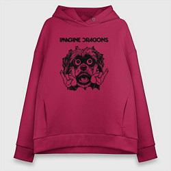 Женское худи оверсайз Imagine Dragons - rock dog