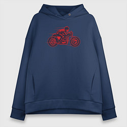 Женское худи оверсайз Speedy biker