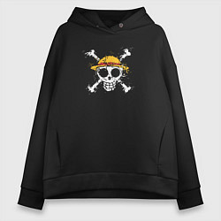 Женское худи оверсайз One piece ванпис