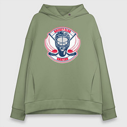 Женское худи оверсайз Hockey club amateur