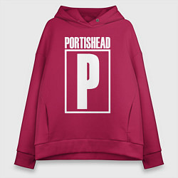 Толстовка оверсайз женская Portishead, цвет: маджента