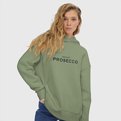 Толстовка оверсайз женская Prosecco mood original, цвет: авокадо — фото 2