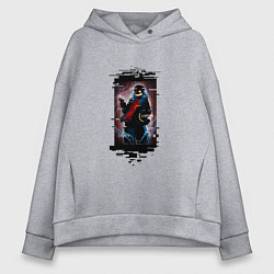 Толстовка оверсайз женская Error undertale, цвет: меланж