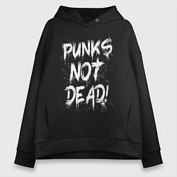 Женское худи оверсайз Punk not dead