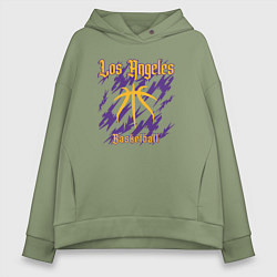 Женское худи оверсайз Basketball Lakers