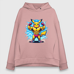 Женское худи оверсайз Big Pikachu