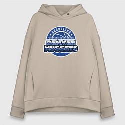 Толстовка оверсайз женская Denver Nuggets champions, цвет: миндальный
