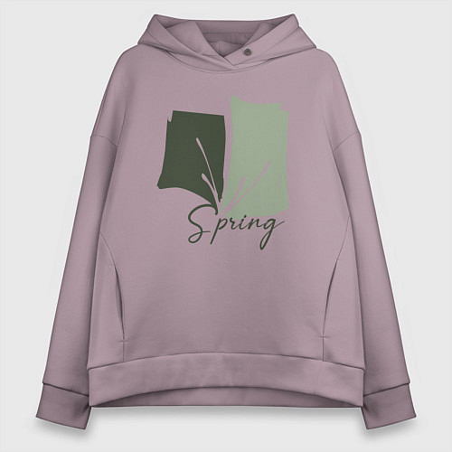 Женское худи оверсайз Spring / Сиреневый – фото 1