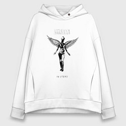 Толстовка оверсайз женская In utero, цвет: белый
