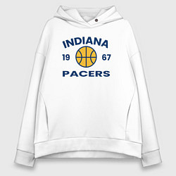 Толстовка оверсайз женская 1967 - Pacers, цвет: белый