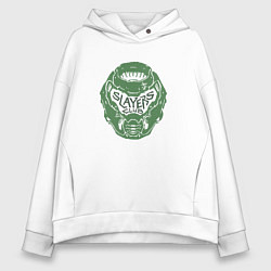 Женское худи оверсайз Doom slayer logo