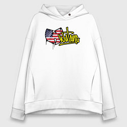 Женское худи оверсайз USA Wu-Tang