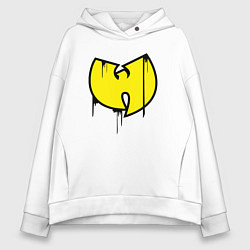 Толстовка оверсайз женская Wu-Tang style, цвет: белый