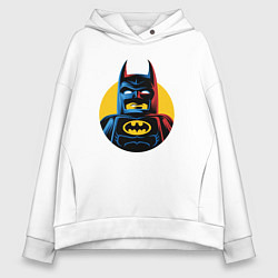 Толстовка оверсайз женская Batman look, цвет: белый