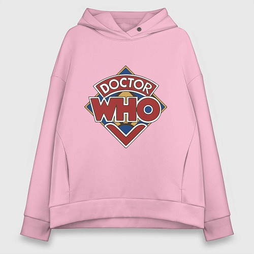 Женское худи оверсайз Doctor Who / Светло-розовый – фото 1