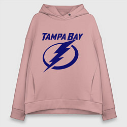 Толстовка оверсайз женская HC Tampa Bay, цвет: пыльно-розовый