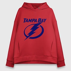 Толстовка оверсайз женская HC Tampa Bay, цвет: красный