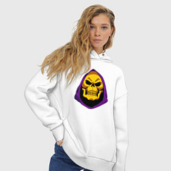 Толстовка оверсайз женская Skeletor, цвет: белый — фото 2