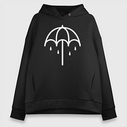 Толстовка оверсайз женская BMTH Symbol, цвет: черный