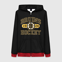 Женская толстовка на молнии Boston Bruins: Est.1924