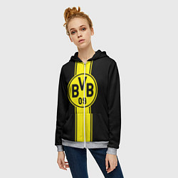 Толстовка на молнии женская BVB, цвет: 3D-меланж — фото 2