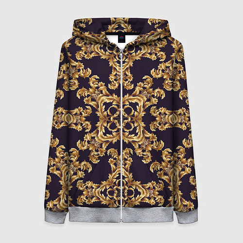 Женская толстовка на молнии Style / 3D-Меланж – фото 1