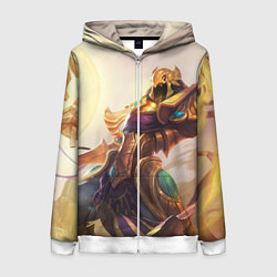 Толстовка на молнии женская Sun, цвет: 3D-белый