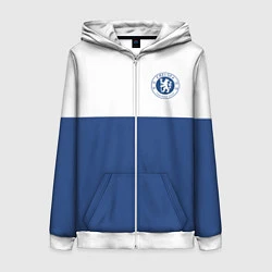 Женская толстовка на молнии Chelsea FC: Light Blue