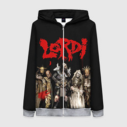 Толстовка на молнии женская LORDI, цвет: 3D-меланж