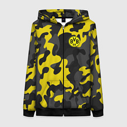 Женская толстовка на молнии Borussia 2018 Military Sport