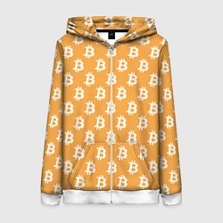 Женская толстовка на молнии BTC Pattern