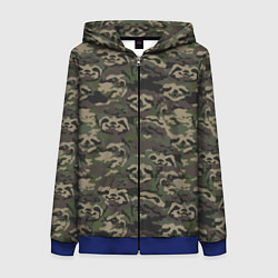 Женская толстовка на молнии Лига лени