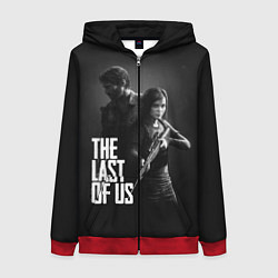 Толстовка на молнии женская The Last of Us: Black Style, цвет: 3D-красный