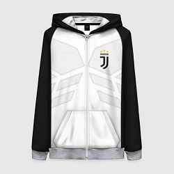 Толстовка на молнии женская JUVENTUS SPORT, цвет: 3D-меланж