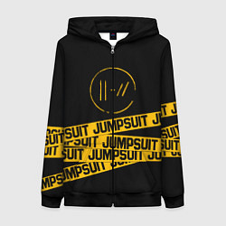 Толстовка на молнии женская Twenty One Pilots: Jumpsuit, цвет: 3D-черный