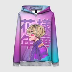 Женская толстовка на молнии Taehyung BTS