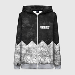 Толстовка на молнии женская BONES: SESH Team, цвет: 3D-меланж