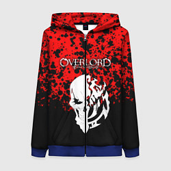 Толстовка на молнии женская OVERLORD, цвет: 3D-синий