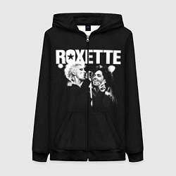 Толстовка на молнии женская Roxette, цвет: 3D-черный