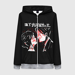 Толстовка на молнии женская My Chemical Romance, цвет: 3D-меланж